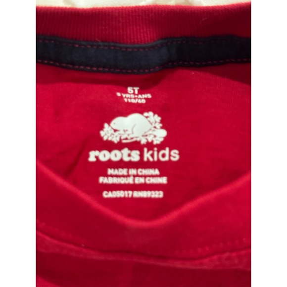 New With Tags! Roots Canada long sleep red tee - Picture 2 of 3
